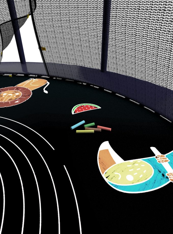 Батут UNIX Line SUPREME GAME 10 ft (blue)