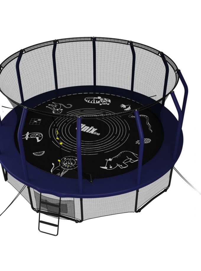 Батут UNIX Line SUPREME GAME 16 ft (blue)