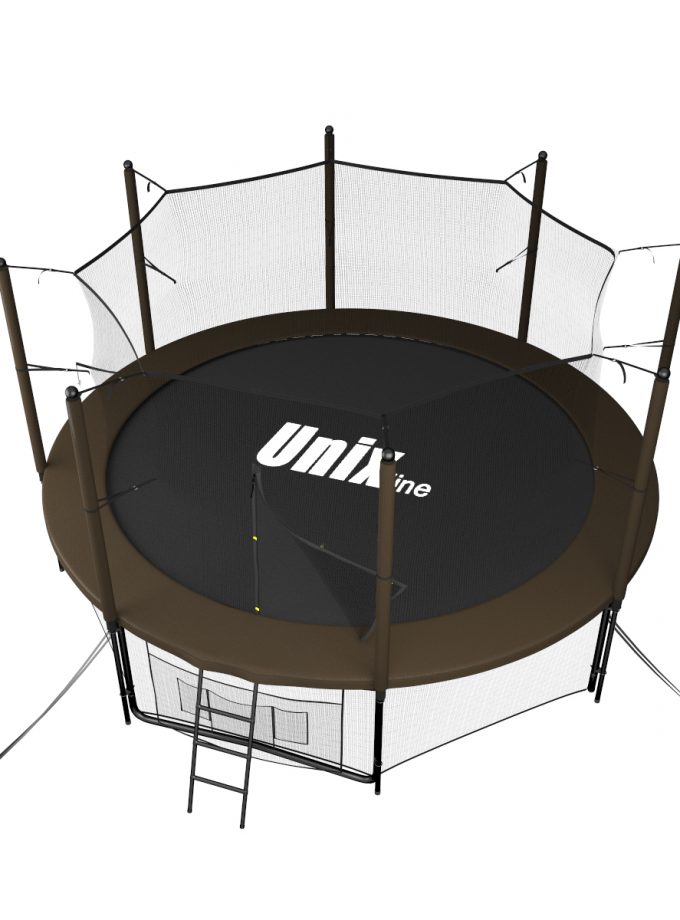 Батут UNIX Line Black&Brown 10 ft (inside)