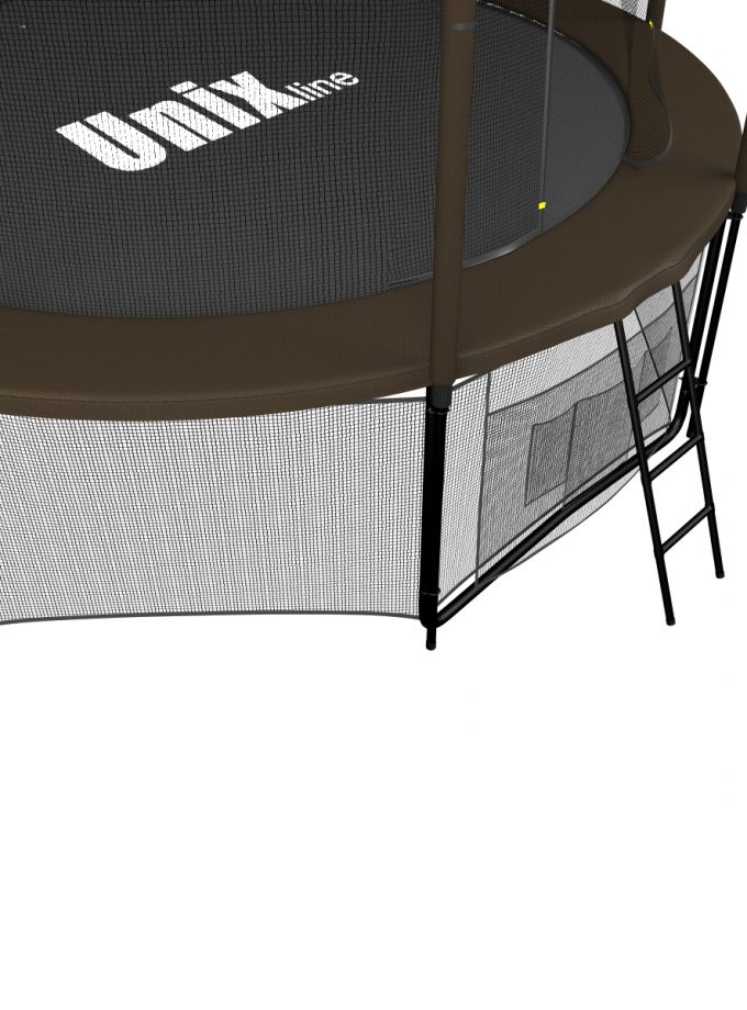 Батут UNIX Line Black&Brown 8 ft (inside)