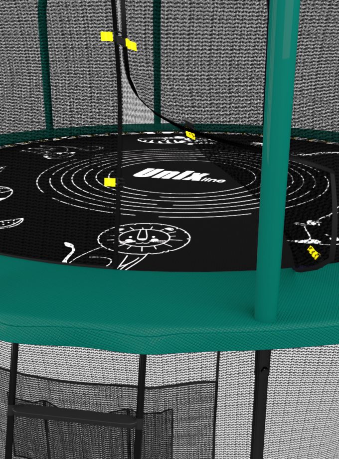 Батут UNIX Line SUPREME GAME 14 ft (green)