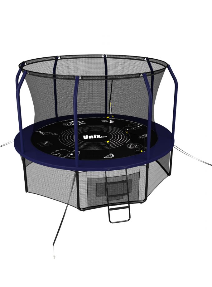 Батут UNIX Line SUPREME GAME 10 ft (blue)