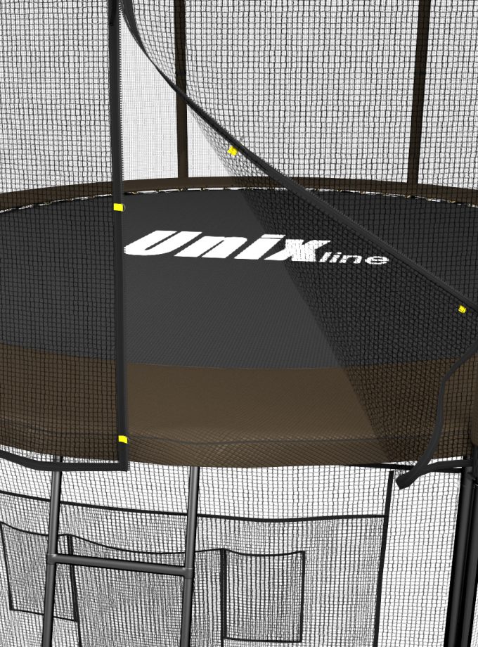 Батут UNIX Line Black&Brown 12 ft (outside)