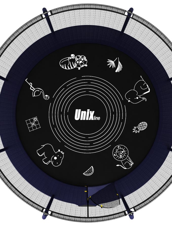 Батут UNIX Line SUPREME GAME 8 ft (blue)