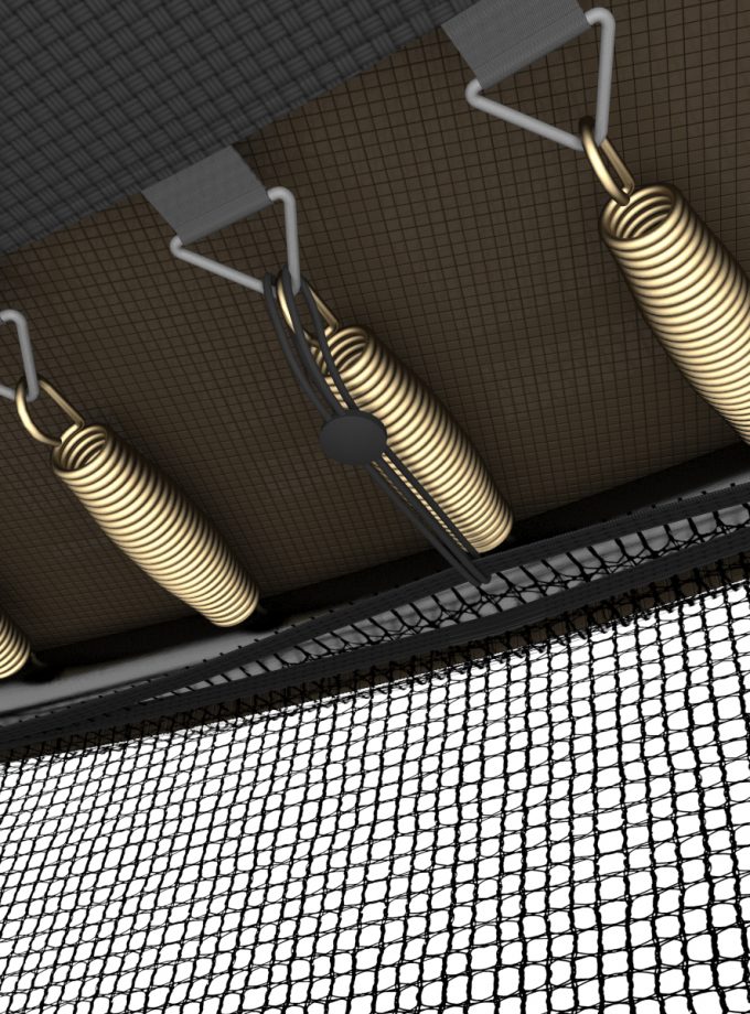 Батут UNIX Line Black&Brown 12 ft (inside)