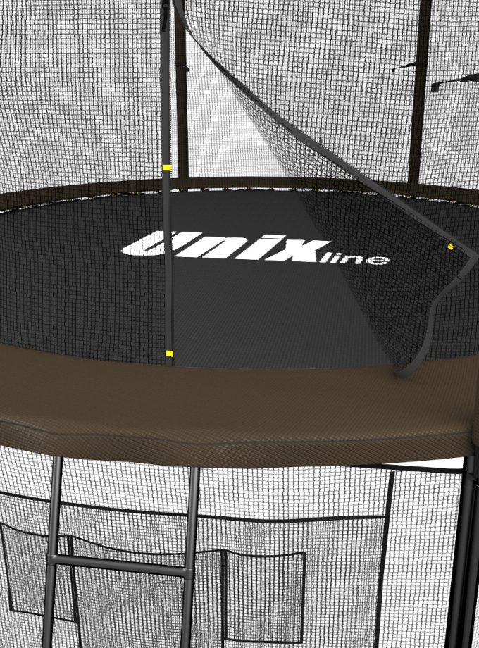 Батут UNIX Line Black&Brown 10 ft (inside)
