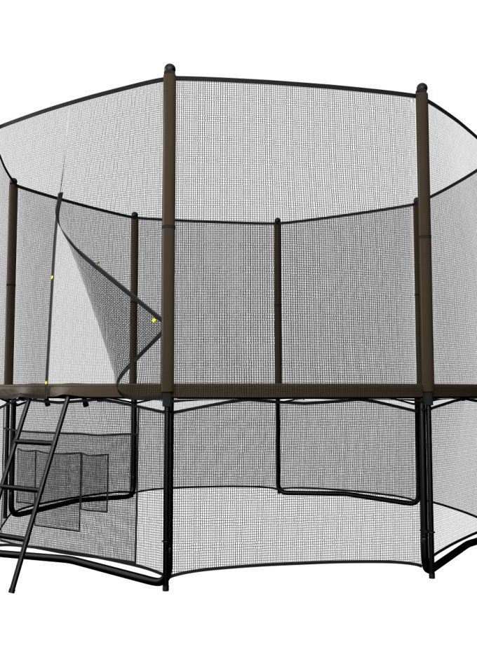 Батут UNIX Line Black&Brown 8 ft (outside)