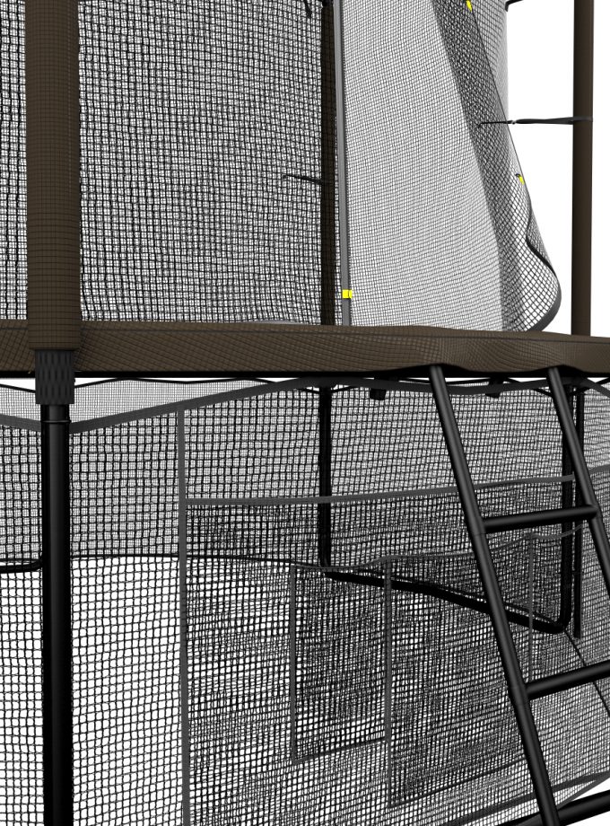 Батут UNIX Line Black&Brown 8 ft (inside)