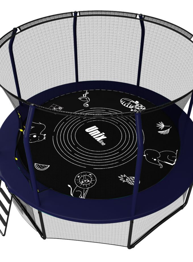 Батут UNIX Line SUPREME GAME 8 ft (blue)