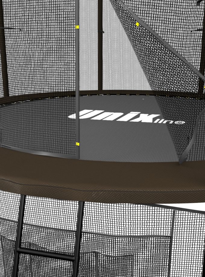 Батут UNIX Line Black&Brown 8 ft (inside)