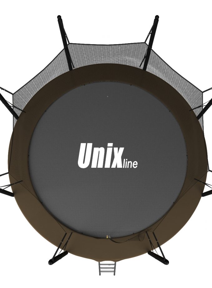 Батут UNIX Line Black&Brown 8 ft (inside)
