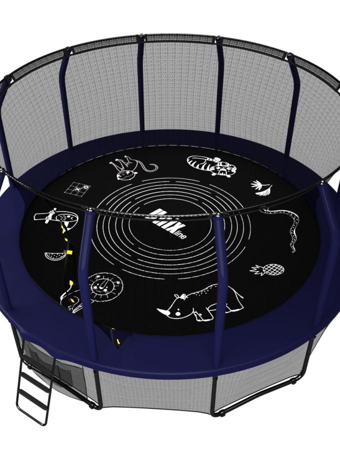 Батут UNIX Line SUPREME GAME 14 ft (blue)