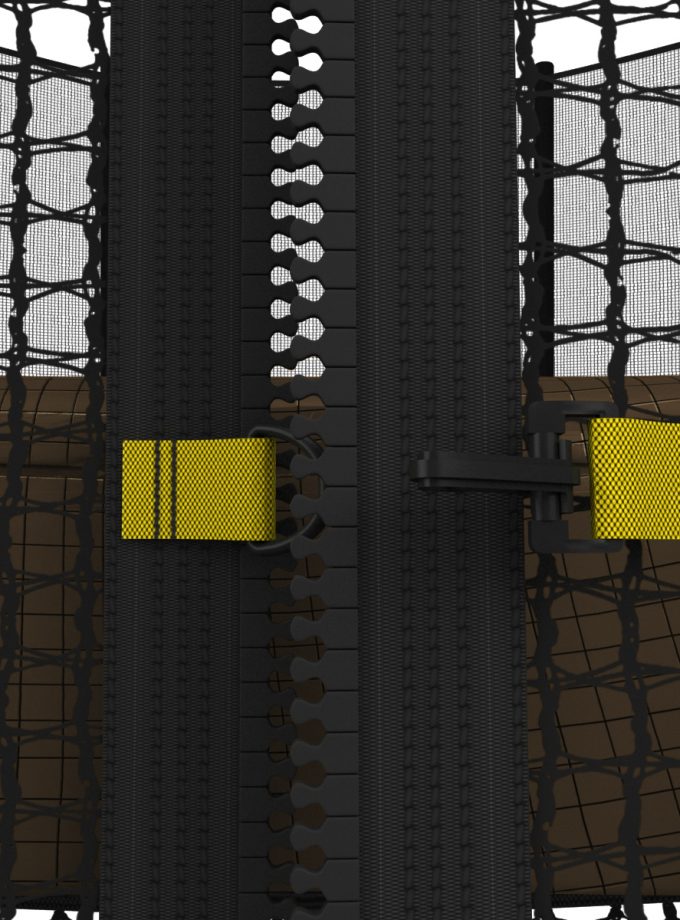 Батут UNIX Line Black&Brown 8 ft (outside)