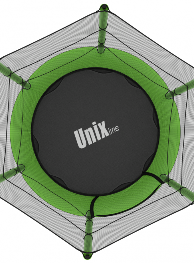 Батут UNIX Line Kids 4.6 ft Green (140 cm)
