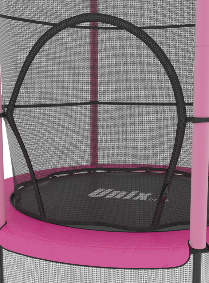 Батут UNIX Line Kids 4.6 ft Pink (140 cm)